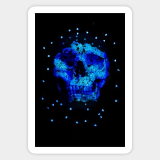 Skull Flower Sticker